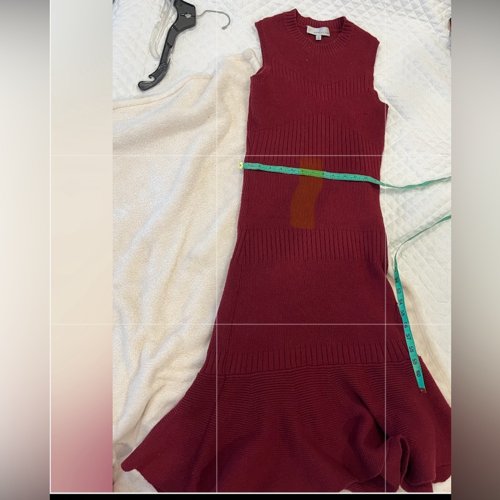 Woman’s dress knit maxi